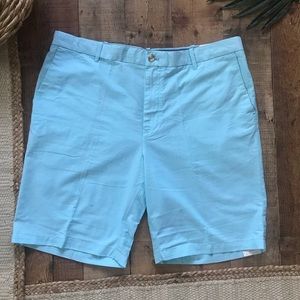 Izod Newport Oxford Shorts Light Blue Size 40W